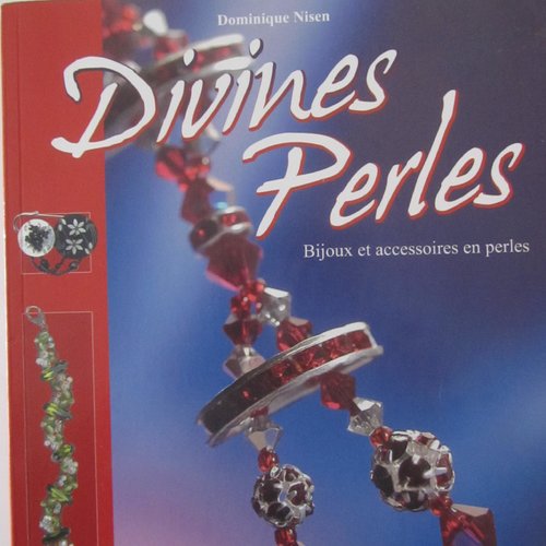 Livre "divines perles"  bijoux et accessoires en perles - parures tendances