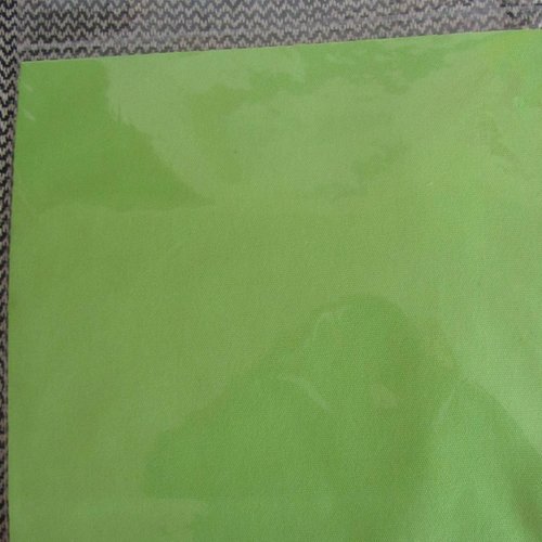 Tissu en toile véritable - feuille - 30,48 cm x 30,48 cm - couleur vert pomme