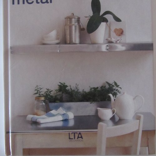 Livre "décoration en métal" - 20 réalisations pour embellir meubles et accessoires