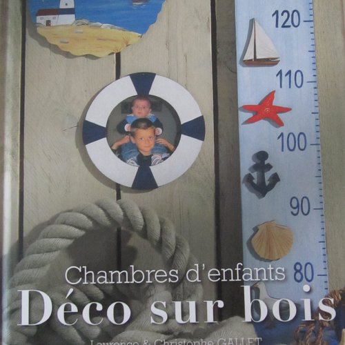 Livre "peinture déco" chambres d'enfants - déco sur bois - facile en pas à pas - editions de saxe