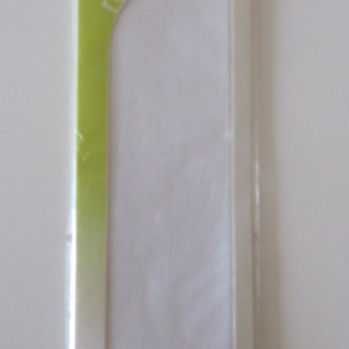Pièce thermocollante de couleur blanc pour confection et réparation sans coudre - 20 x 15 cm