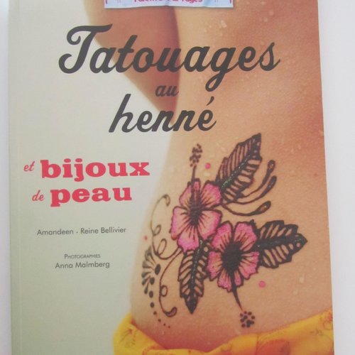Livre "tatouages au henné et bijoux de peau"