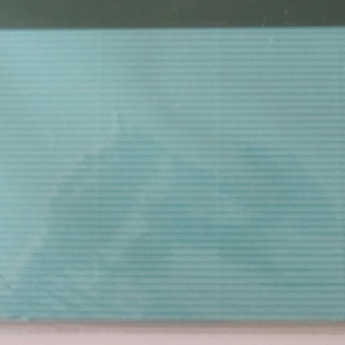 Pack de 5 feuilles de papier ondulé de couleur bleu-vert
