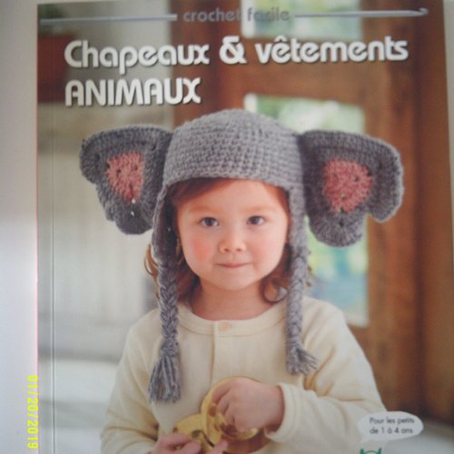 Livre "chapeaux et vêtements animaux" - pour les petits de 1 à 4 ans