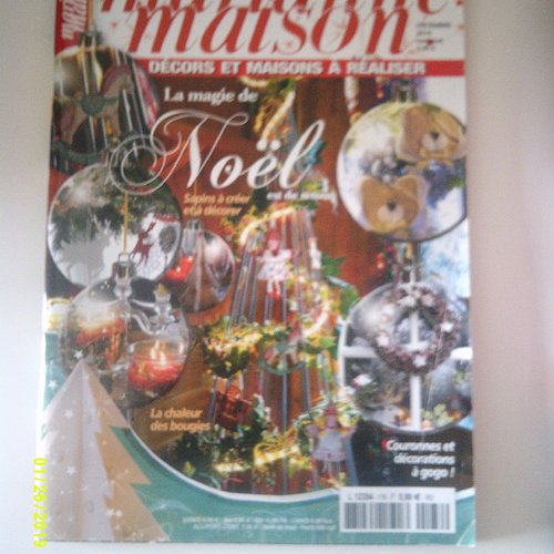 Magazine "marianne maison"- spécial noël - date de décembre 2014