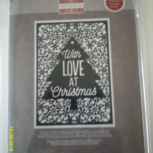 First édition - craft a card die - créer une carte - thème with love at christmas -