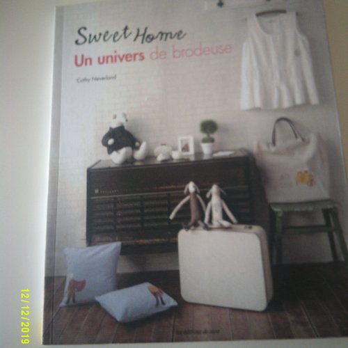 Livre "sweet home - un univers de brodeuse" - éditions de saxe