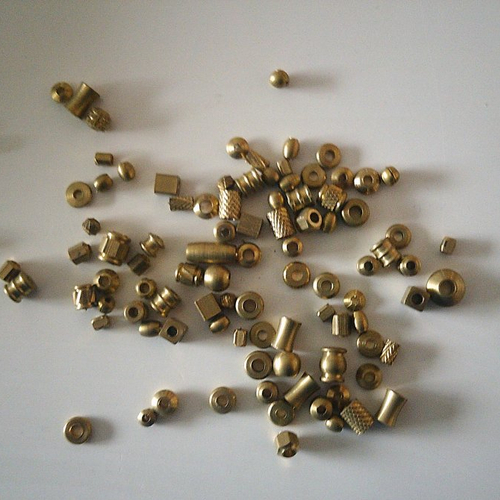 Perles intercalaires en métal couleur bronze perles d’espacement