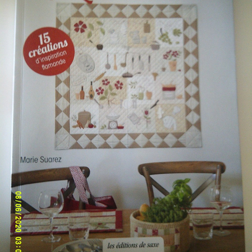 Livre "quilts en cuisine" - 15 créations d'inspiration flamande