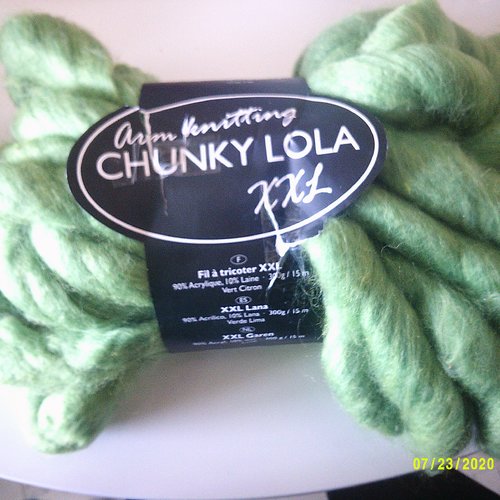 Chunky lola ... vive la laine xxl - fil à tricoter ou crocheter ou laine feutrée