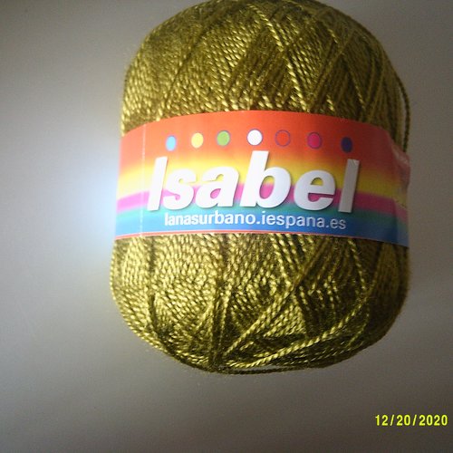 Lot de 7 pelotes de laine de chez lanas urbano - modèle isabel  - aiguilles 3-4