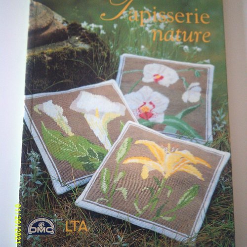 Livre "tapisserie nature" -  13 créations pour la maison - nature, fleurs et animaux