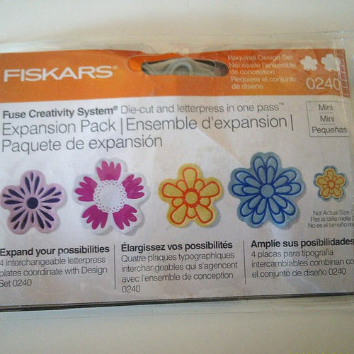 Fiskars - ensemble d'expansion  mini fleurs