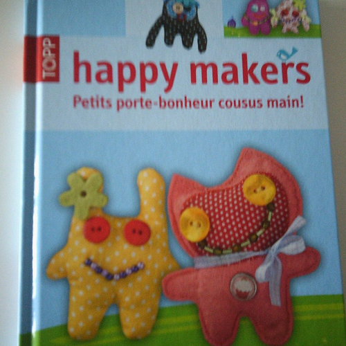 Livre happy makers - petits porte-bonheur cousus main - topp