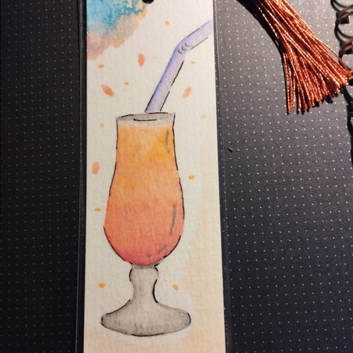Marque page cocktail