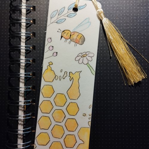 Marque page abeille