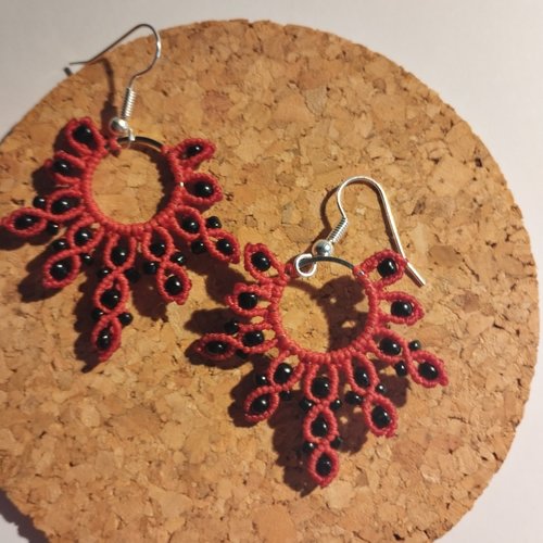 Boucles d'oreilles "sun"