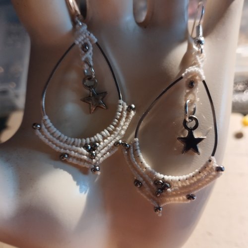 Boucles d'oreilles "etoile"
