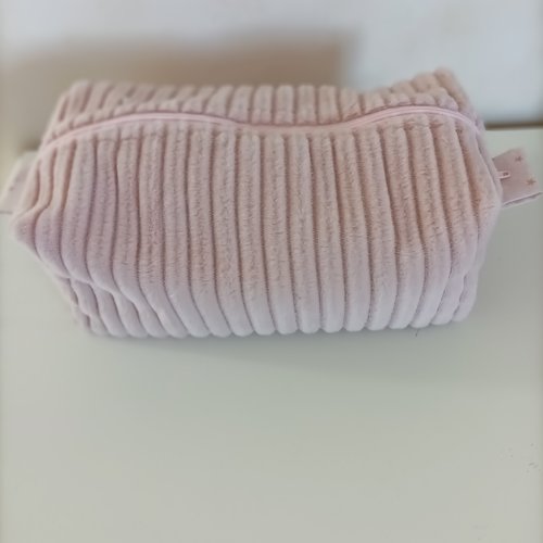 Trousse rectangle  en  velours