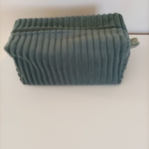 Trousse rectangle  en  velours