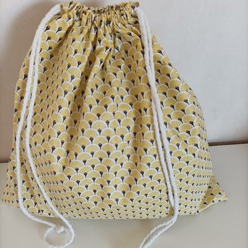 Sac piscine ou plage  coton enduit