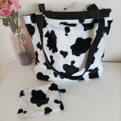 Sac  blanc et noir