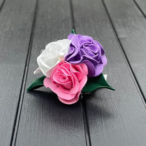 Flower power - pince crocodile bouquet de fleurs pour femmes et enfants