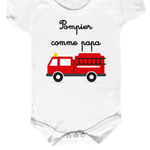 Body Bebe Pour Nos Champions Les Pompiers Un Grand Marche