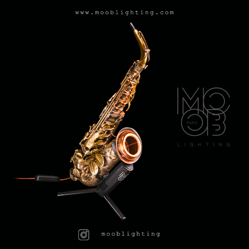 Lampe à poser saxophone