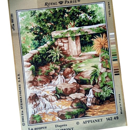 Toile à canevas - la source - royal paris - grand format (tableau) - 61x45 nature