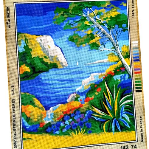 Toile à canevas - couleurs d'été - royal paris - grand format (tableau) - 61x45 nature