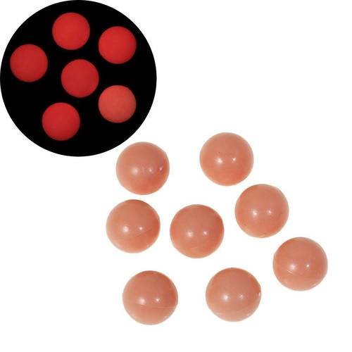X1 perle bola 16mm phosphorescente (corail / rouge) non musicale 