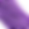 X25 perles nacrées violettes 6mm en verre 