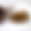 X10 perles drusy en agate naturelle 10mm, rondes, cristaux de silice, vieil or 