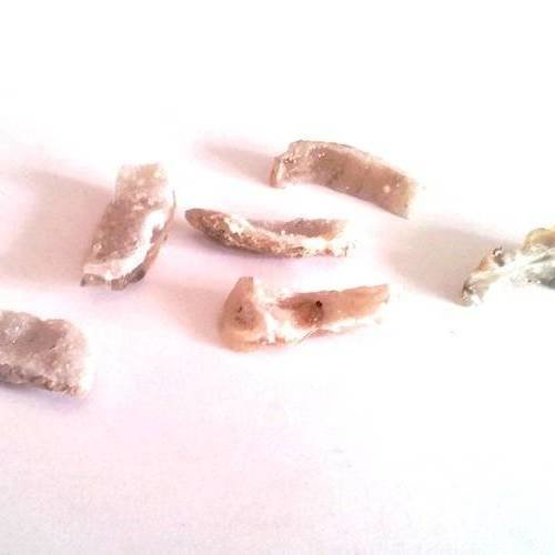 X1 perle en agate, naturelle, non teinté, cristaux de quartz, drusy 1.5/2.5cm 