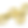 X10 connecteurs symbole " infini ", métal doré, 23x8mm 