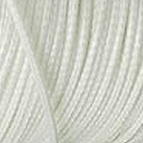 X5m nylon enduit 1mm blanc, brillant, idéal shamballa