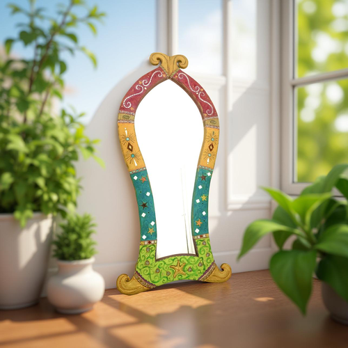 Psyché miroir ,pièce d'art unique, et signée 180 x 81 cm