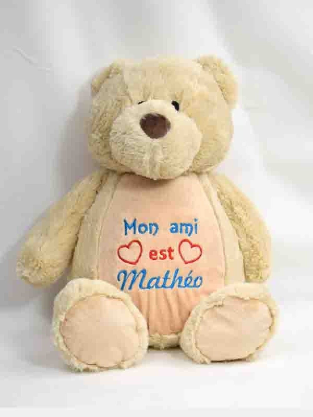 Nounours En Peluche Personnalise Cadeau Naissance Anniversaire Un Grand Marche Nounours En Peluche Personnalise Cadeau Naissance Anniversaire Un Grand Marche