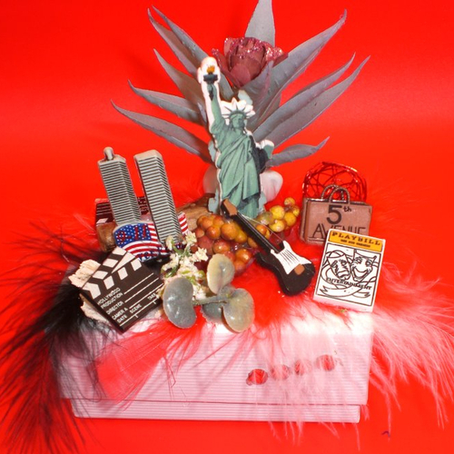 Boite cadeau 220 décorée originale et unique thème new york pour offrir vos présents, bijoux, chocolats, enveloppe, ou autres