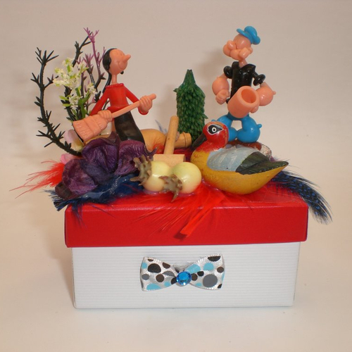 Boite cadeau 214 décorée originale et unique pour offrir vos présents