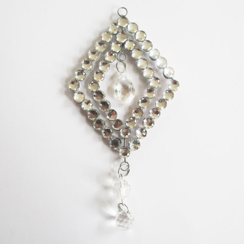 Pampilles strass décoration noël shabby chic