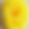 Grande fleur tissu jaune 7cm