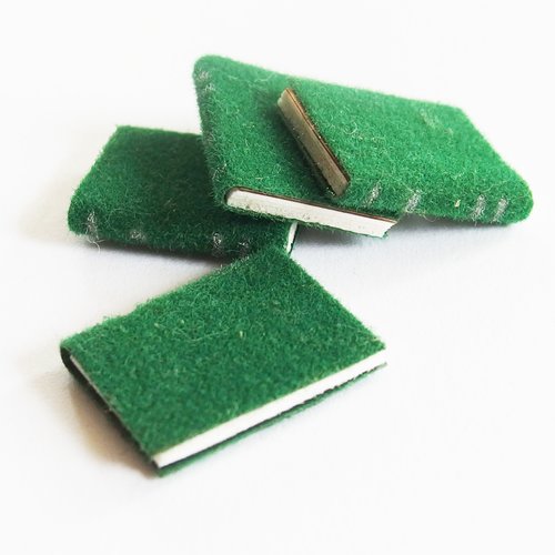 4 pièces - mini livres pour vitrine miniature - vert