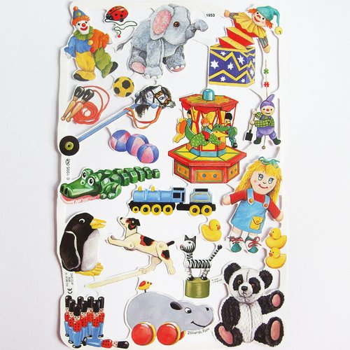 Chromos images anciennes vintage jeux d'enfants