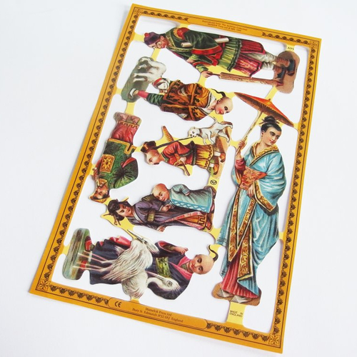 Chromos images anciennes vintage chinoiseries