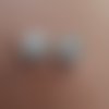 Breloques strass brillant transparent lot x2