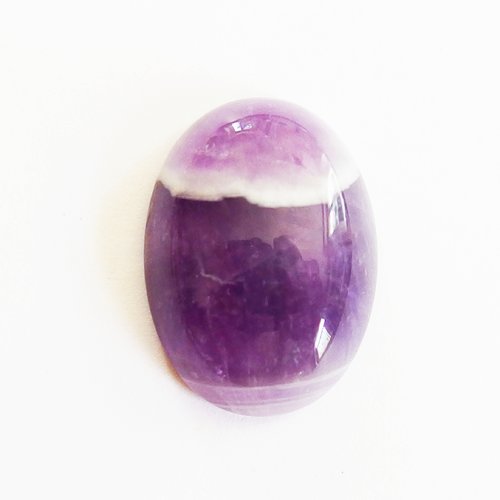 Cabochon améthyste véritable 1,8cm