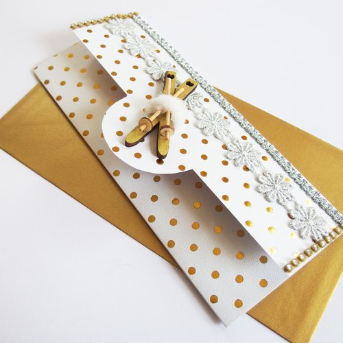 MonIdTAG > Carterie > Enveloppe Cadeaux > Carte étoile + enveloppe  métalisée > Carte enveloppe cadeau noire