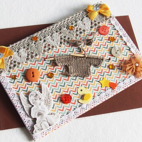 Carte naissance bébé d'automne garçon ou fille